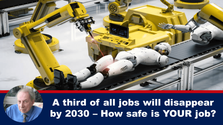 By 2030, one third of jobs will disappear