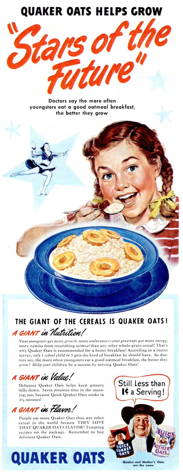 The experiment in which children spooned radioactive oatmeal from radioactive milk