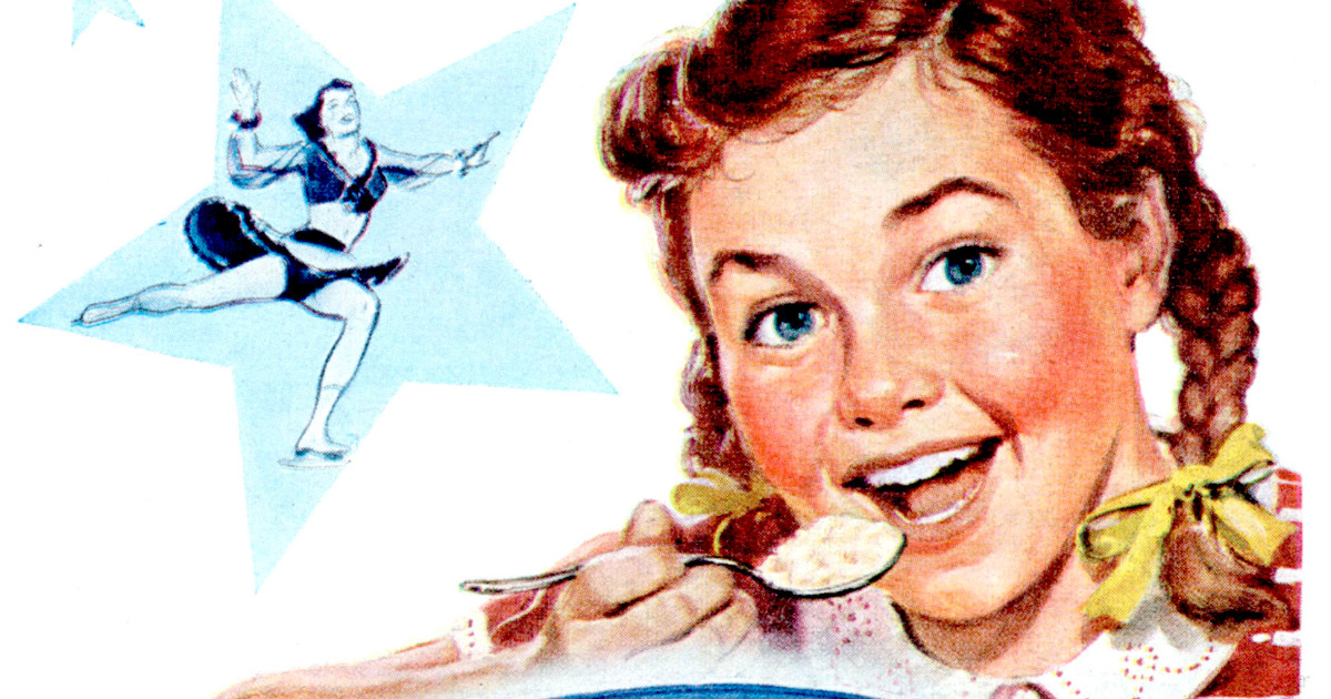 The experiment in which children spooned radioactive oatmeal from radioactive milk The experiment in which children spooned radioactive oatmeal from radioactive milk