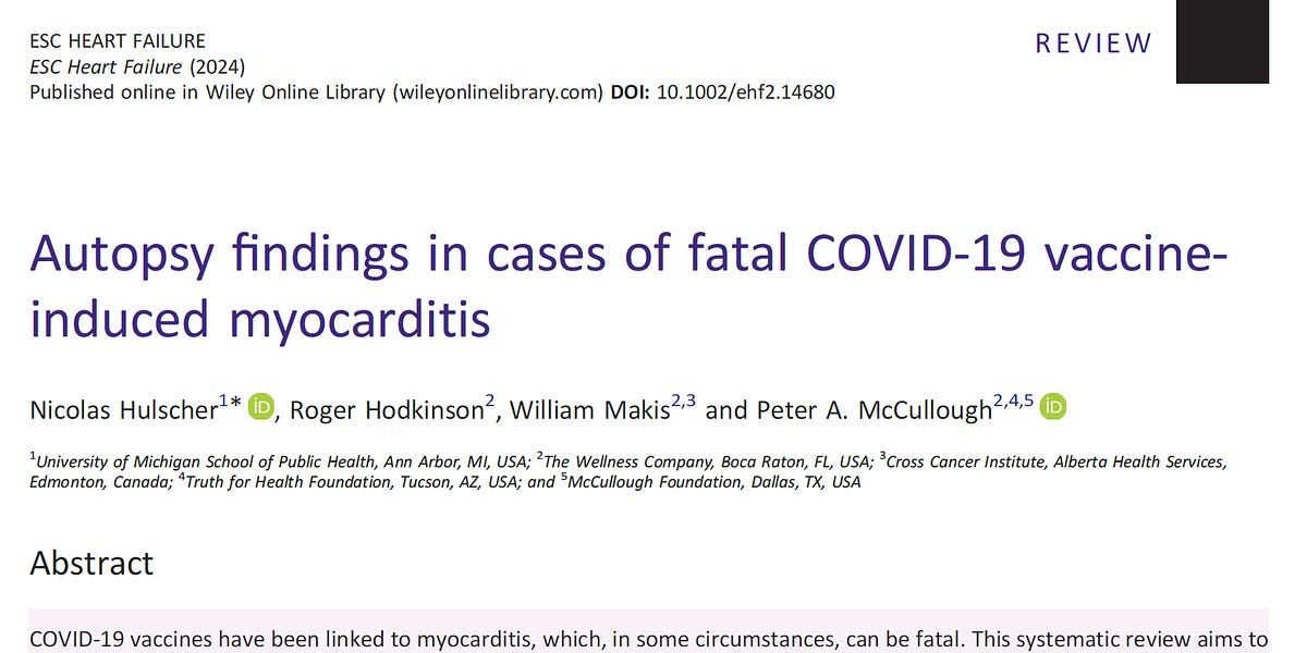 Autopsy results of fatal myocarditis caused by the COVID-19 vaccine