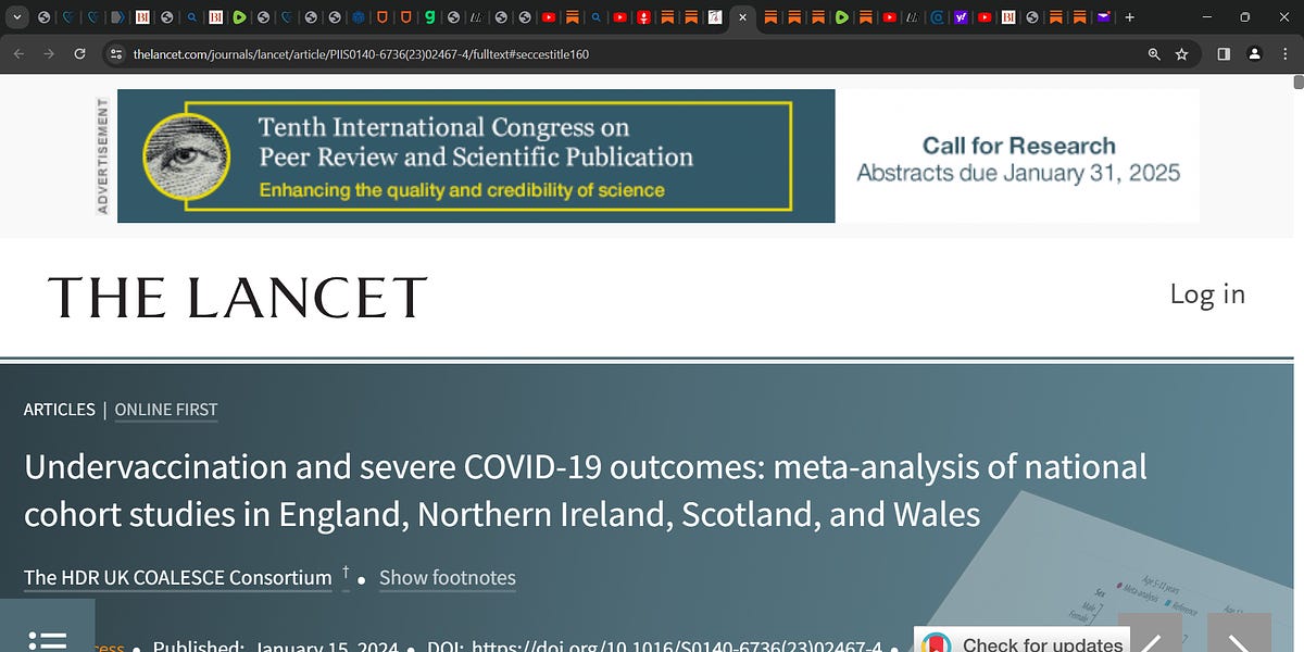 LANCET again with bogus MODELING junk research