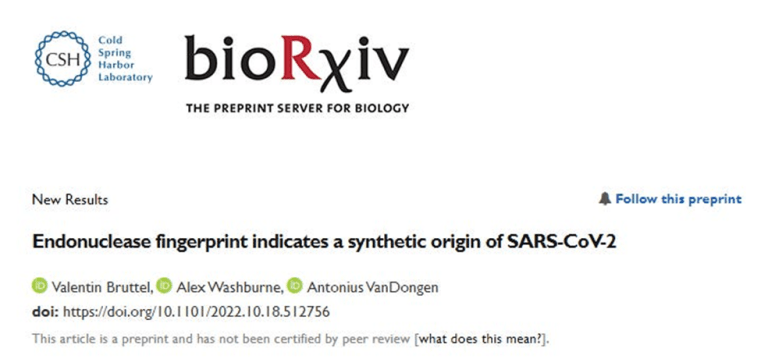 The response to the FOI provides further evidence that SARS-CoV-2 is man-made