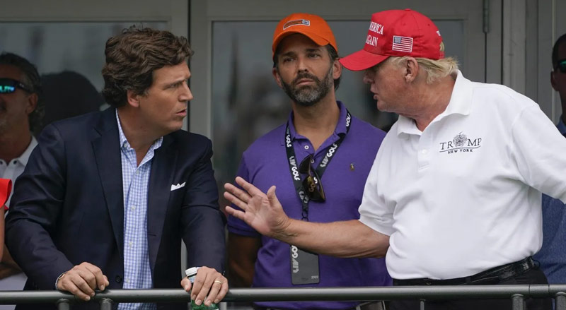 Trump Jr.: Tucker Carlson will definitely be a vice presidential candidate Trump Jr.: Tucker Carlson will definitely be a vice presidential candidate