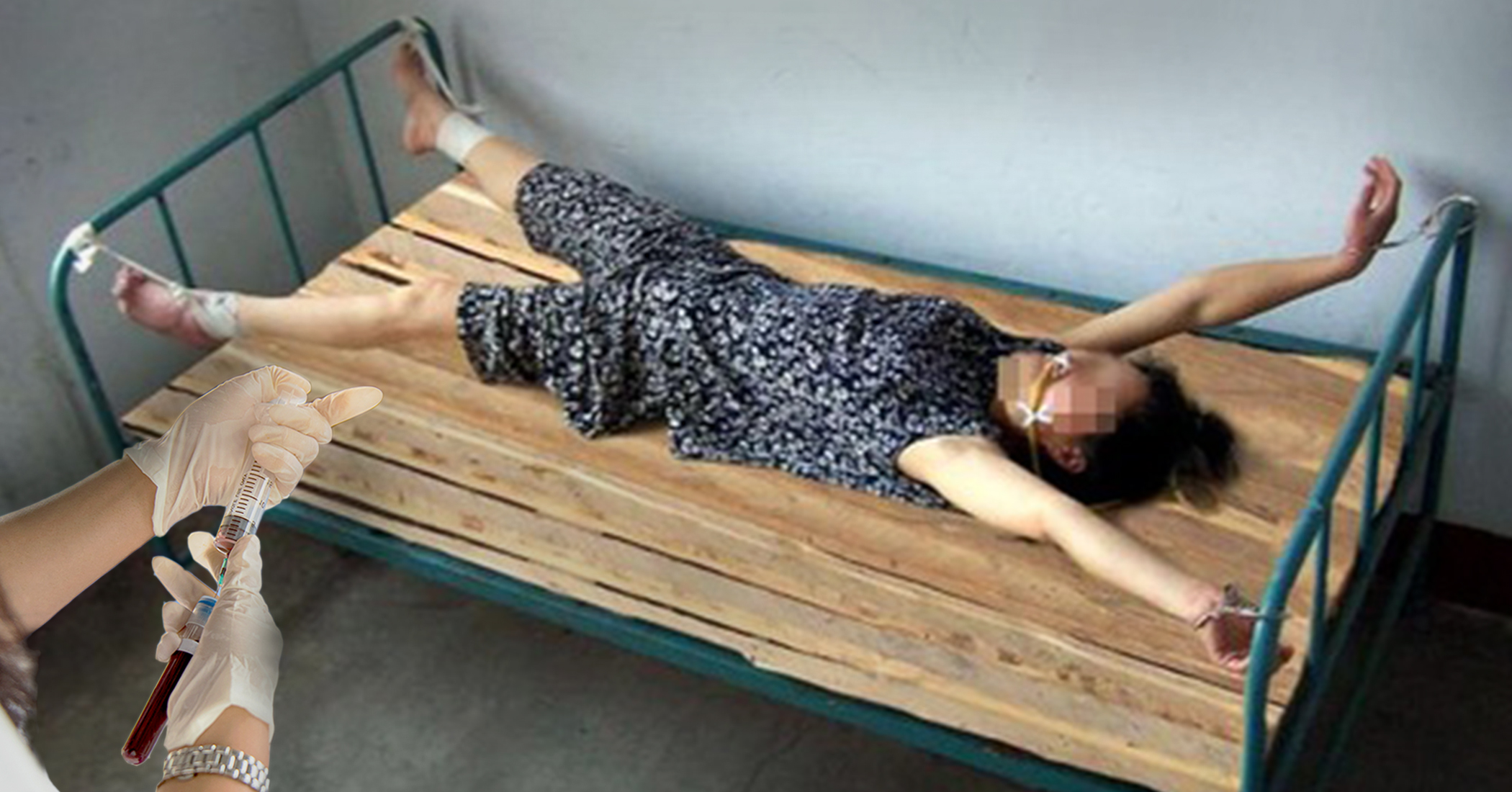 의심스러운 혈액 샘플이 중국 감옥에서 강제로 수집되었다고 박해받는 시민들이 말합니다. 의심스러운 혈액 샘플이 중국 감옥에서 강제로 수집되었다고 박해받는 시민들이 말합니다.