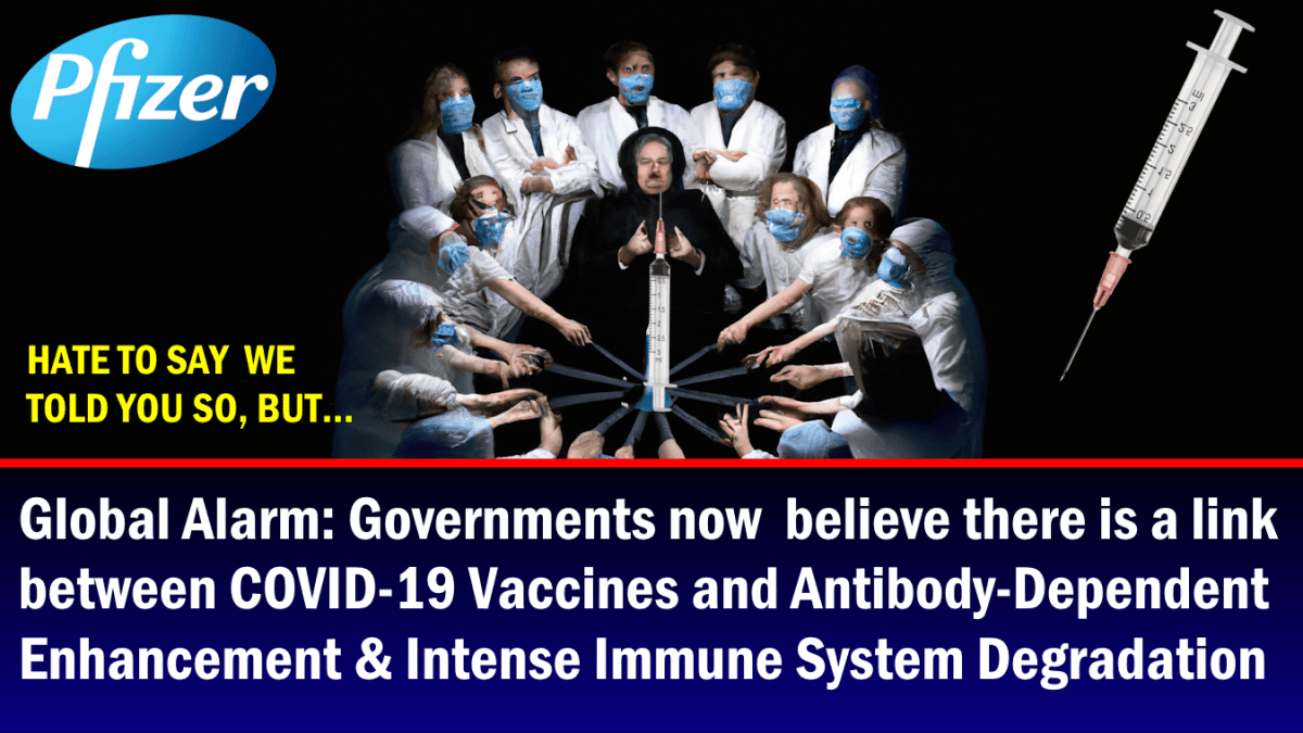 글로벌 경고: COVID-19 백신 사이, 항체 의존적 부스팅, 면역 변성