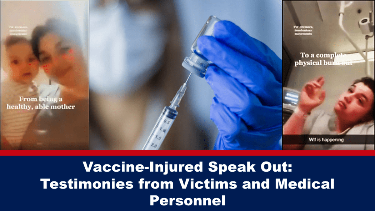 Le vittime della vaccinazione parlano: testimonianze di vittime e operatori sanitari