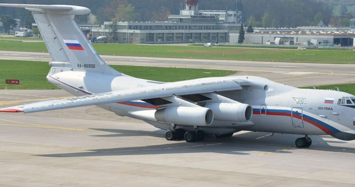 Isang Russian transport plane ang dumating sa Mali