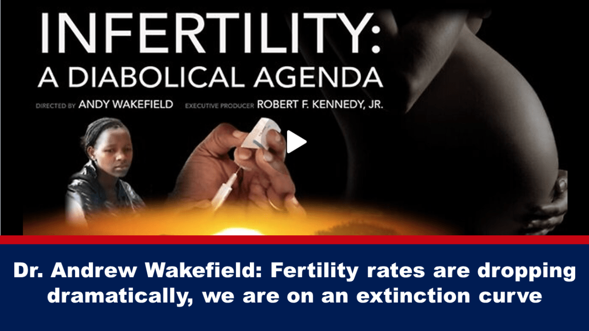 Wakefield: Ang fertility rate ay kapansin-pansing bumababa, tayo ay nasa extinction curve